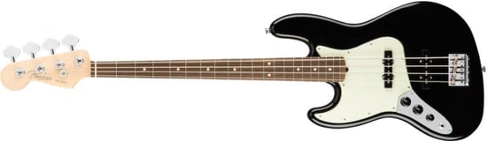 Fender American Professional Jazz Bass left hand, Black, Rosewood