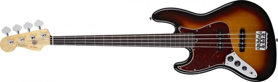 Fender American Standard Jazz Bass Left Handed (3 Colour Sunburst, Rosewood)