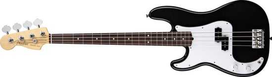 Fender American Standard Precision Bass Left Handed (Black, Rosewood)