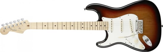 Fender American Standard Stratocaster Left Handed (3 Colour Sunburst, Maple)