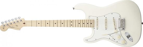 Fender American Standard Stratocaster Left Handed (Olympic White, Maple)