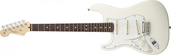 Fender American Standard Stratocaster Left Handed (Olympic White, Rosewood)
