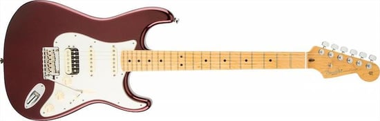 Fender American Standard Stratocaster HSS Shawbucker (Bordeaux Metallic, Maple)