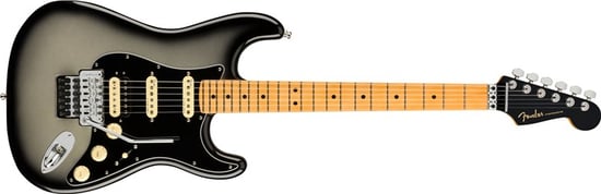 Fender American Ultra Luxe Stratocaster Floyd Rose HSS, Maple Fingerboard, Silverburst