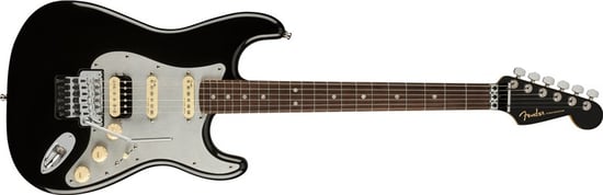 Fender American Ultra Luxe Stratocaster Floyd Rose HSS, Rosewood Fingerboard, Mystic Black