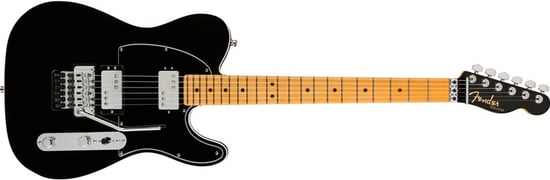 Fender American Ultra Luxe Telecaster Floyd Rose HH, Maple Fingerboard, Mystic Black