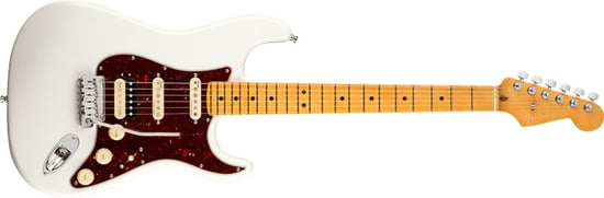 Fender American Ultra Stratocaster HSS, Maple Fingerboard, Arctic Pearl