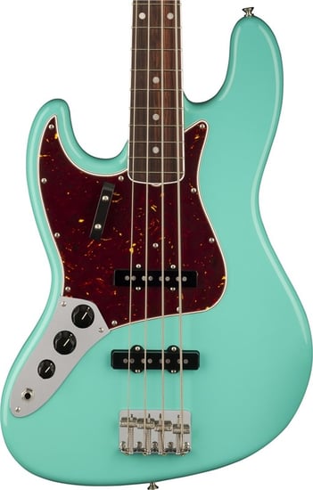 Fender American Vintage II 1966 Jazz Bass, Sea Foam Green, Left-Handed