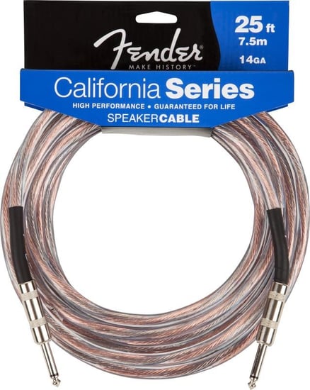 Fender California Series Heavy Duty Speaker Cable (7.5m, Jack)