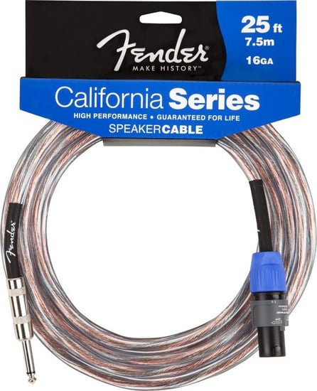 Fender California Series Speaker Cable (7.5m, Jack to Speakon)