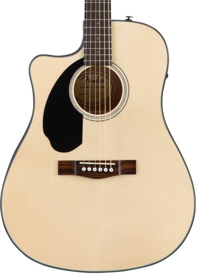 Fender CD-60SCE Dreadnought Electro Acoustic, Natural, Left Handed