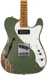 Fender Custom Shop 1950s Thinline Telecaster Heavy Relic, Olive Drab