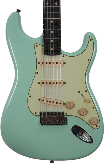 Fender Custom Shop 1960 Stratocaster Journeyman Relic, Faded Aged Surf Green