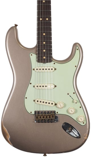 Fender Custom Shop 1963 Stratocaster Relic, Shoreline Gold