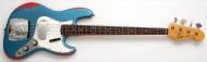 Fender Custom Shop '59/'60 Jazz Bass Heavy Relic (Lake Placid Blue over Fiesta Red)