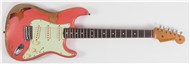 Fender Custom Shop LTD '60/'63 Stratocaster Super Heavy Relic, Faded Aged Fiesta Red Over Sunburst