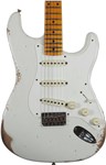 Fender Custom Shop LTD Troposphere Strat Hard-Tail Heavy Relic, White Blonde