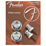 Fender F Strap Locks (Chrome)
