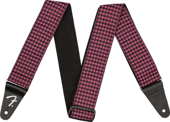 Fender Houndstooth Strap Pink