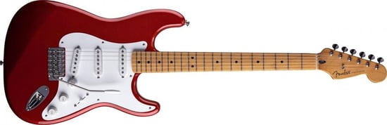 Fender Jimmie Vaughan Tex-Mex Stratocaster (Candy Apple Red)
