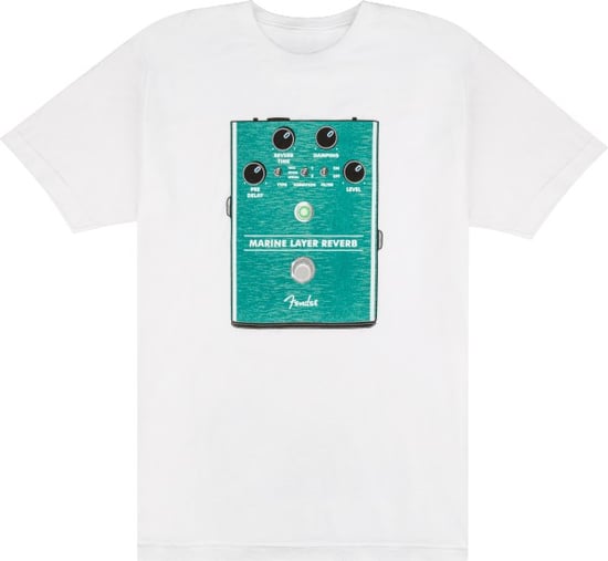 Fender Marine Layer Reverb T-Shirt White L