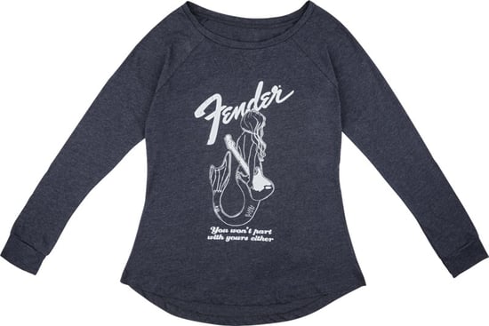 Fender Mermaid Women's Long Sleeve Navy M