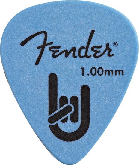 Fender Pack of 12 Rock-On Touring Picks (Blue, Heavy)