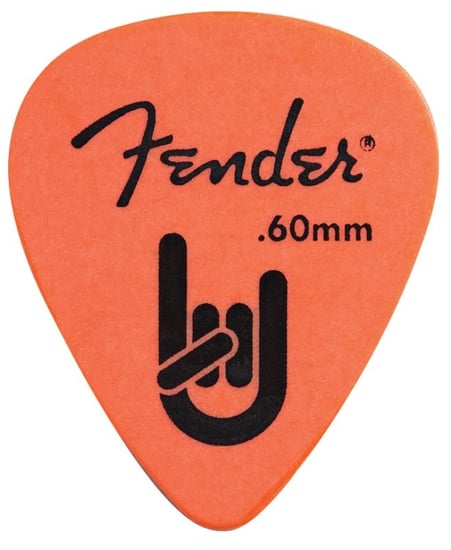 Fender Pack of 12 Rock-On Touring Picks (Orange, Medium Thin)