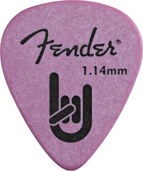 Fender Pack of 12 Rock-On Touring Picks (Purple, Extra Heavy)