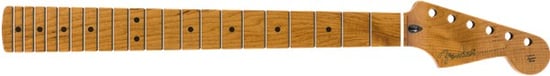 Fender Roasted Maple Stratocaster Neck, 21 Narrow Tall Frets, 9.5" Radius, C Shape