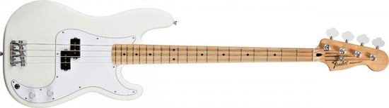 Fender Standard Precision Bass (Arctic White, Maple)