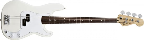 Fender Standard Precision Bass (Arctic White, Rosewood)
