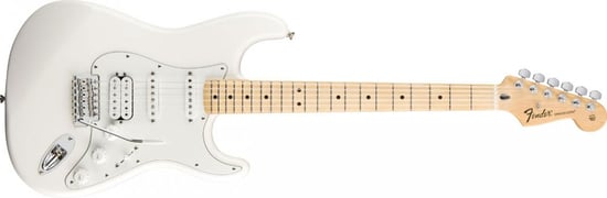 Fender Standard Stratocaster HSS (Arctic White, Maple)