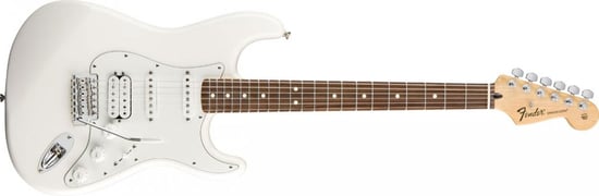 Fender Standard Stratocaster HSS (Arctic White, Rosewood)