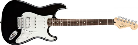 Fender Standard Stratocaster HSS (Black, Rosewood)