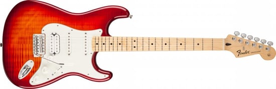 Fender Standard Stratocaster HSS Plus Top (Aged Cherry Burst, Maple)