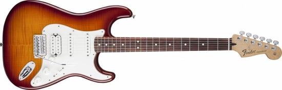 Fender Standard Stratocaster HSS Plus Top (Tobacco Sunburst, Rosewood)