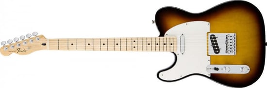 Fender Standard Telecaster Left Handed (Brown Sunburst, Maple)