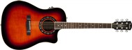 Fender T-Bucket 300CE Upgraded (3 Colour Sunburst, Flame Maple)