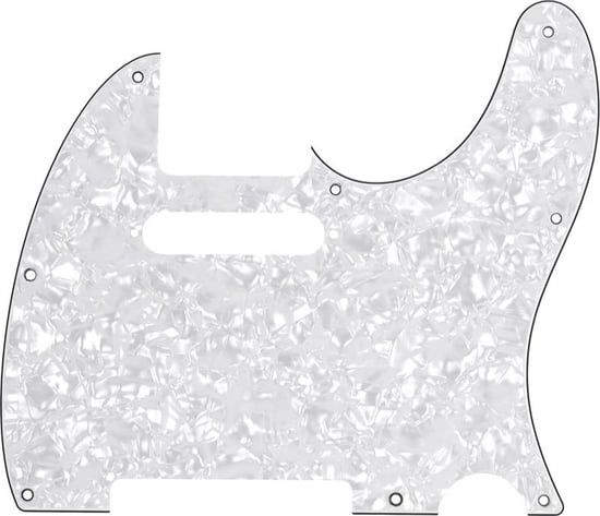 Fender Telecaster Pickguard (4-Ply, White Pearl)