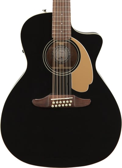 Fender Villager 12 String, Walnut Fingerboard, Black V3