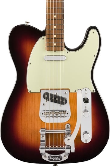 Fender Vintera '60s Bigsby Telecaster, Pau Ferro, 3 Tone Sunburst