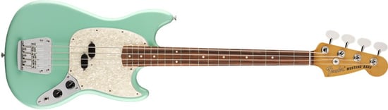 Fender Vintera '60s Mustang Bass, Pau Ferro, Sea Foam Green