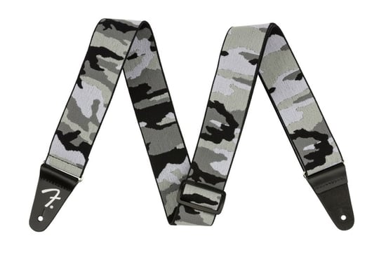 Fender WeighLess 2"" Gray Camo Strap