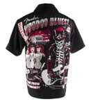 Fender Wooven Voodoo Short Sleeve Shirt (S)