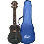 Flight TUS35 ABS Soprano Travel Ukulele, Black