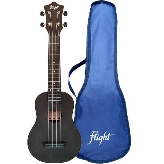 Flight TUS35 ABS Soprano Travel Ukulele, Black