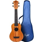 Flight TUS53 ABS Soprano Travel Ukulele, Mahogany