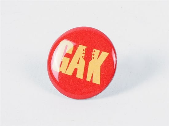 GAK Logo Clutch Pin Enamel Badge