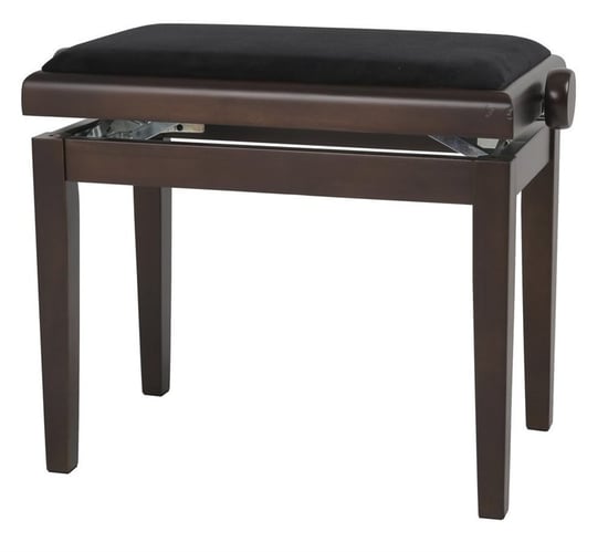 GEWA 130110 Piano Bench Deluxe Walnut, Black Seat